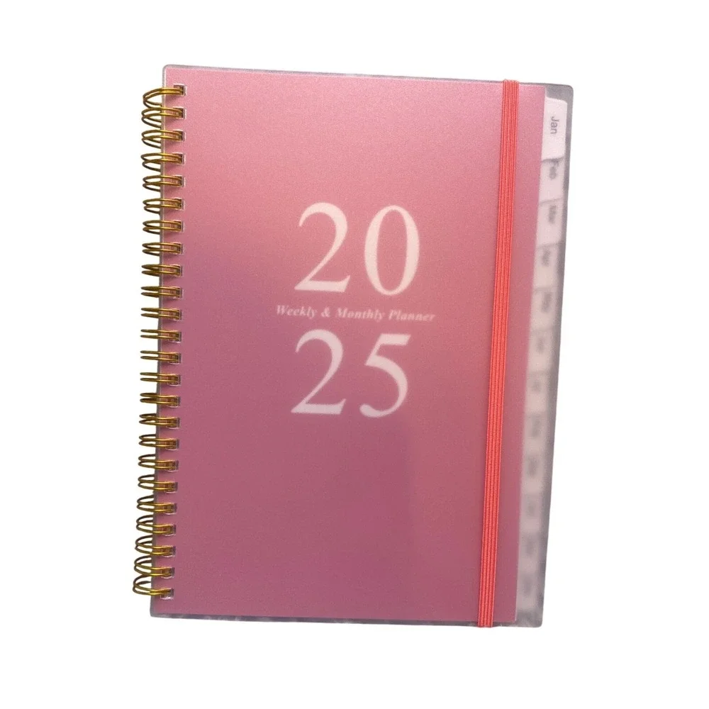 2025 Planner Weekly Monthly Planner Spiral Bound with Tabs‎ 6.4